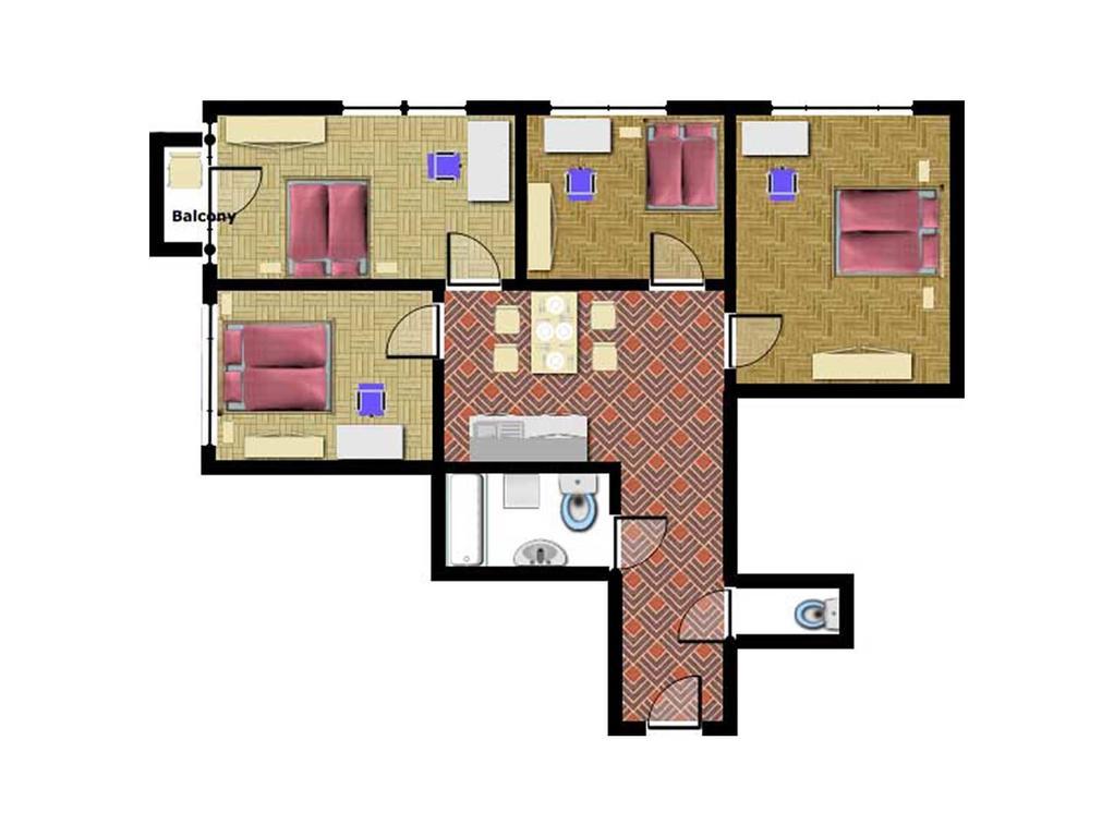 Apartments Vorsilska ปราก ห้อง รูปภาพ